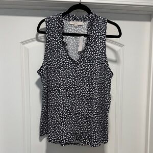 LOFT Mixed Media Shell NWT